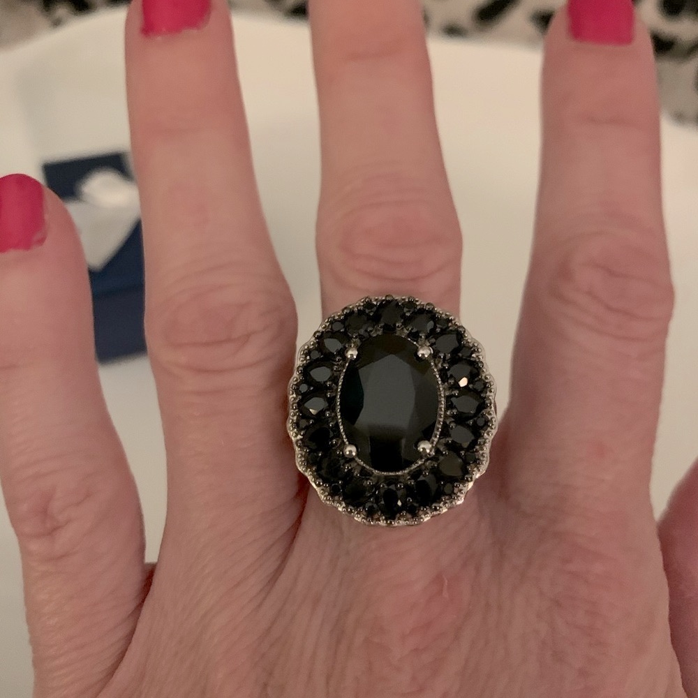 ♠️Genuine Gemstone—BLACK SPINEL! THIS IS A STEAL!!! ABSOLUTELY EXQUISTE!! - Picture 1 of 9